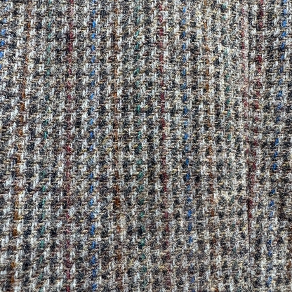 Dobbshire Custom Tailored Wool Tweed Blazer Men 40S Brown Plaid USA Made - Picture 10 of 12